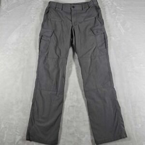 5.11 Tactical Stryke Pants Men's 32x34 Gray Ripstop Cargo Pockets Casual Utility